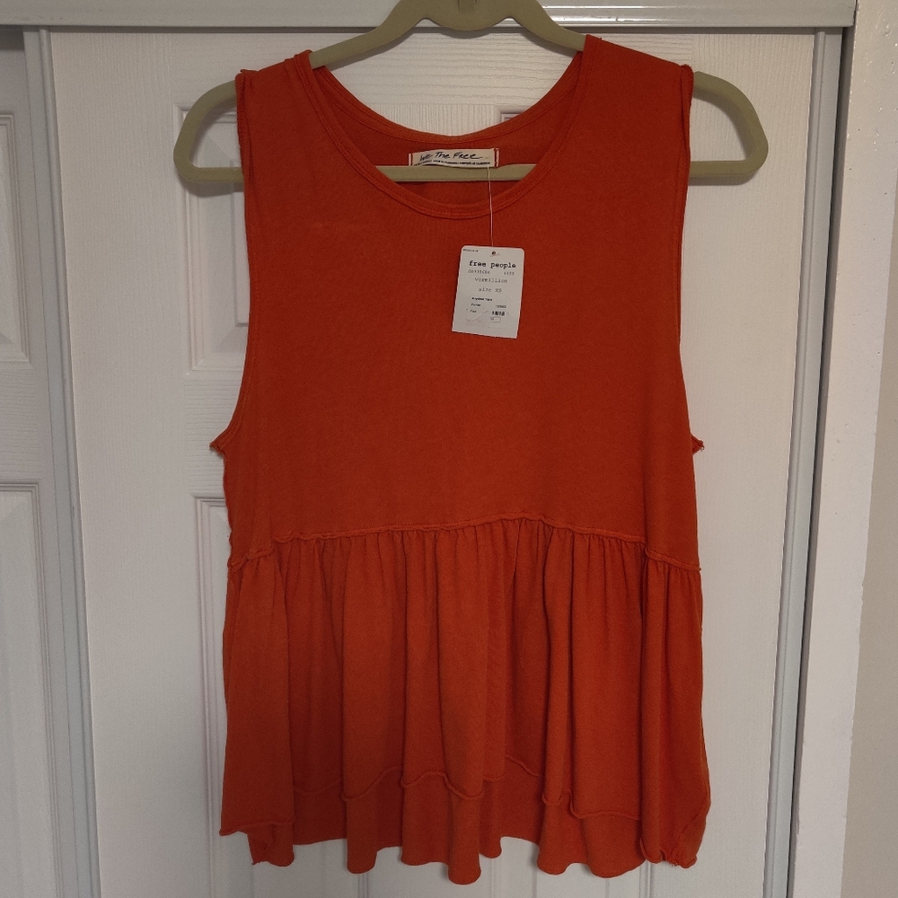 We the Free Free People Top XS Orange